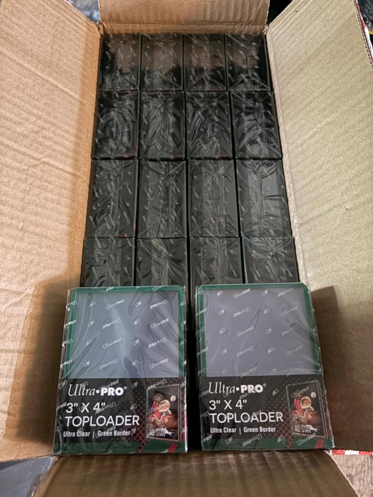5 packs Toploaders, Ophalen of Verzenden, Zo goed als nieuw, Sleeves of Kaarthoesjes