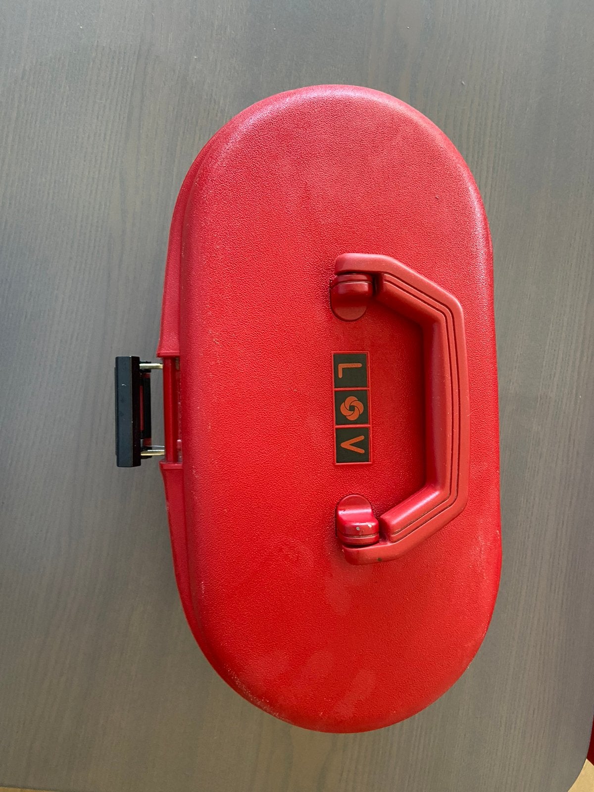 Vintage samsonite beautycase- rood met cijferslot, Sieraden, Tassen en Uiterlijk, Beautycases, Ophalen of Verzenden, Zo goed als nieuw