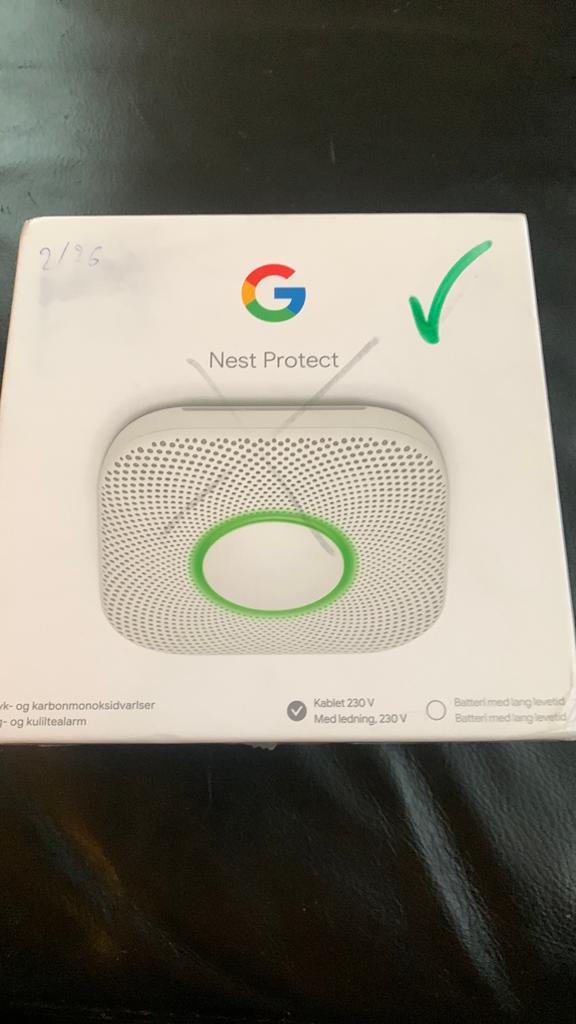 Google Nest Protect met gebrek - lees beschrijving., Ophalen, Zo goed als nieuw, Detector, Sensor of Melder, Rook