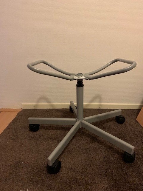 Ikea snille bureaustoel onderstel, Huis en Inrichting, Bureaustoelen, Ophalen, Nieuw, Grijs, Bureaustoel