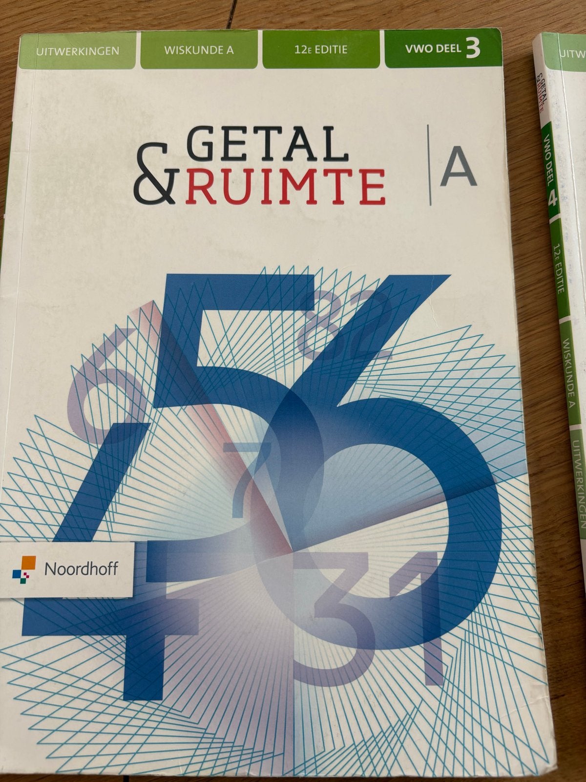 Getal & Ruimte VWO Wiskunde A - Uitwerkingen Deel 3 & 4, Boeken, Ophalen of Verzenden, Zo goed als nieuw, VWO, Wiskunde A