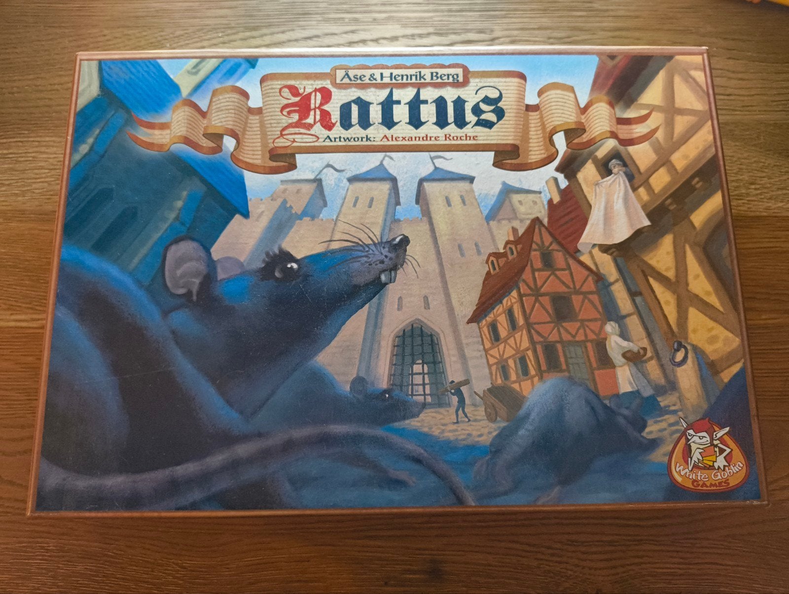 Rattus bordspel - Strategisch spel over de Zwarte Dood, Ophalen of Verzenden, Gebruikt, White Goblin Games