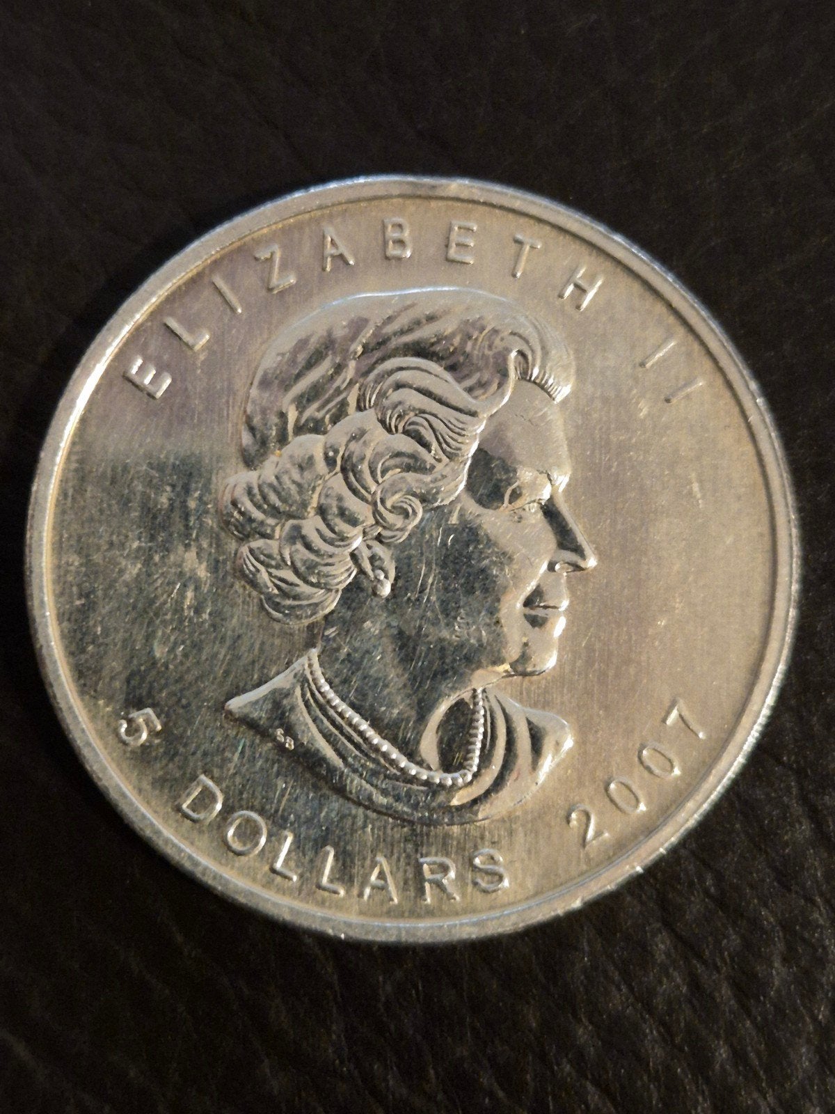 Foto 2 van 2007  Maple Leaf 1 oz Zilveren Munt