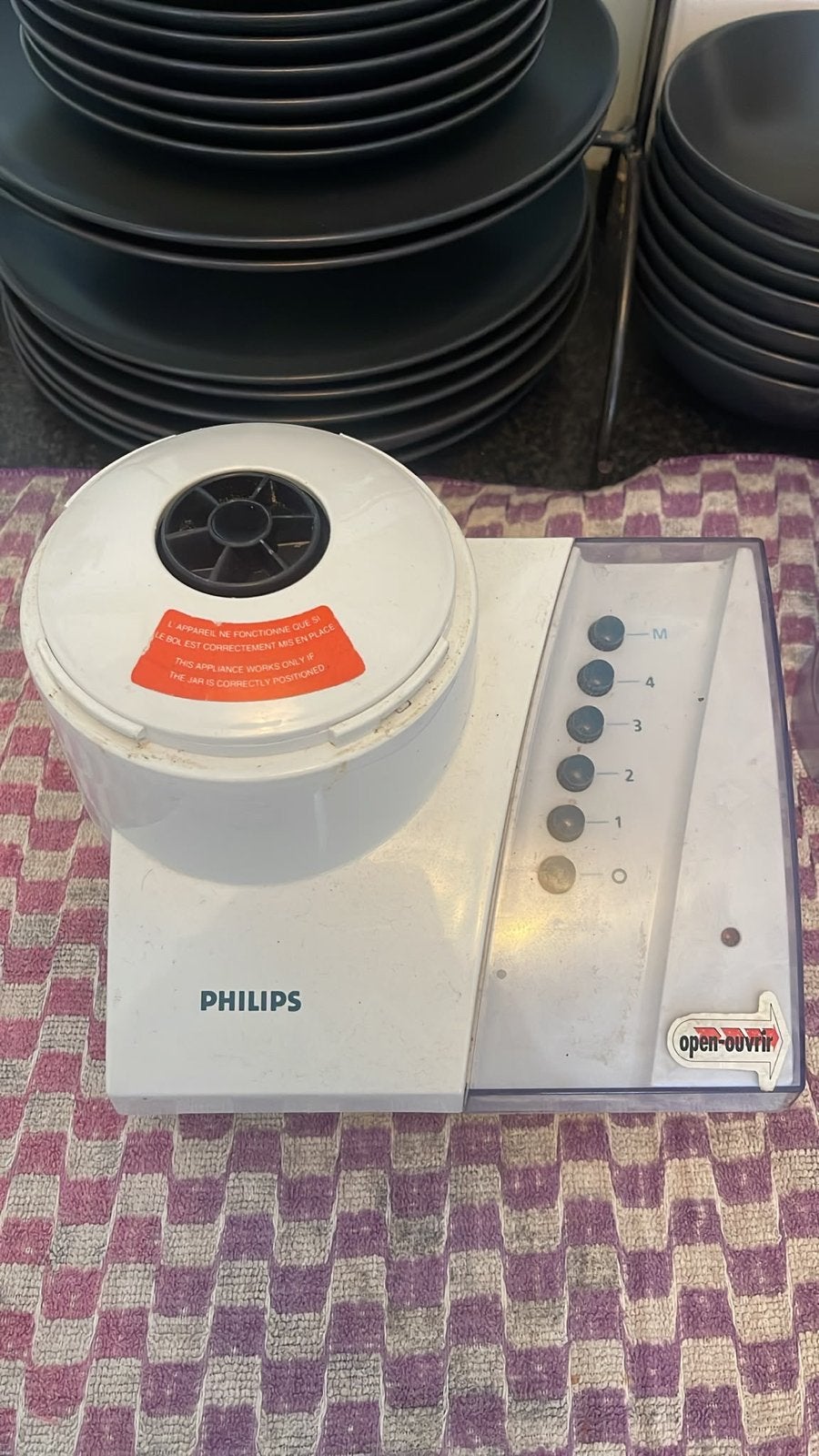Philips Blender - Gebruikt maar functioneel, Ophalen of Verzenden, Gebruikt, Blender