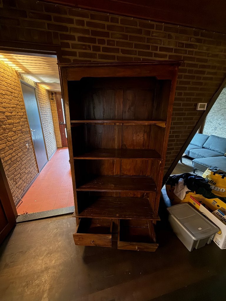 Vintage boekenkast, Ophalen, Gebruikt, Vintage, 50 tot 100 cm