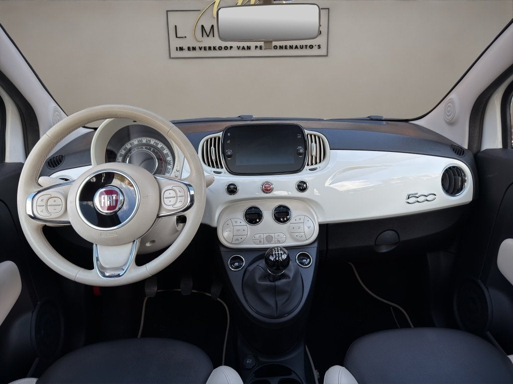 Fiat 500 1.0 Hybrid Dolcevita 2022 WIT | Apple CarPlay | Cli, Auto's, Fiat, Keurmerk '100% Onderhouden', Gebruikt, Euro 6, 4 stoelen