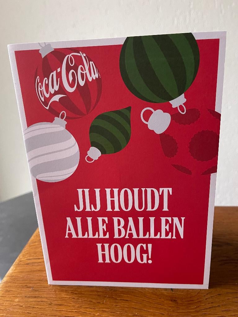 "Coca-Cola" Kerstkaart Nieuw in de Verpakking, Verzamelen, Ophalen of Verzenden, Nieuw, Reclamebord