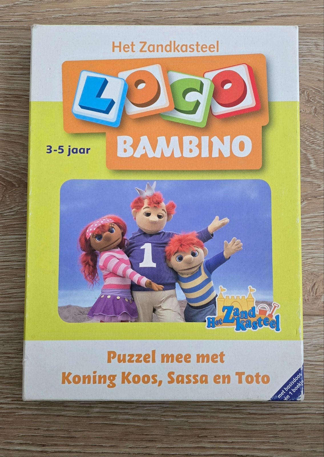 Loco Bambino Het Zandkasteel Puzzelspel 3-5 jaar, Ophalen of Verzenden, Gebruikt, Puzzelen