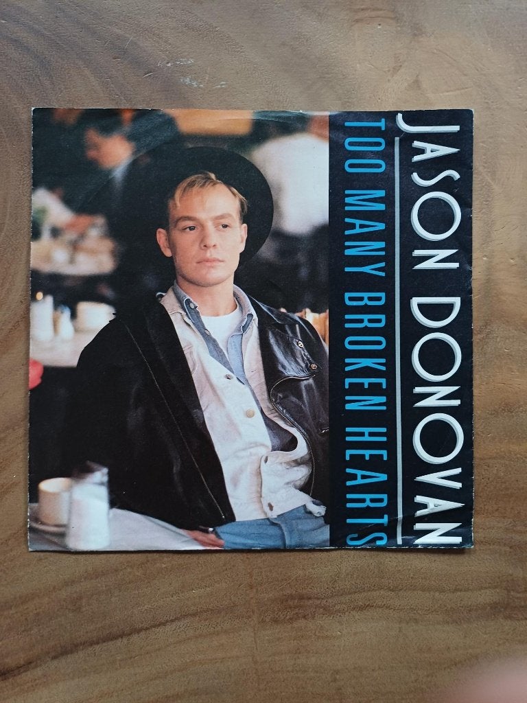 Jason Donovan - Too Many Broken Hearts - Single - Vinyl, Cd's en Dvd's, Ophalen of Verzenden, Gebruikt, Pop
