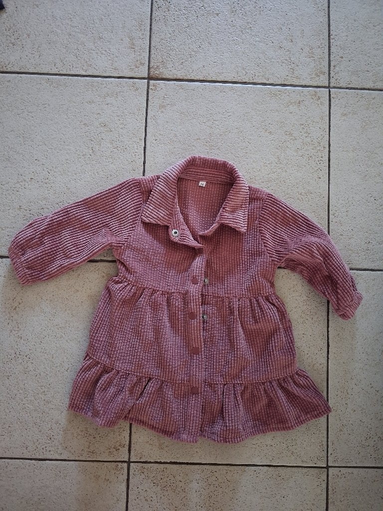 jurk maat 74, Kinderen en Baby's, Babykleding | Maat 74, Ophalen, Meisje, Jurkje of Rokje, Zo goed als nieuw
