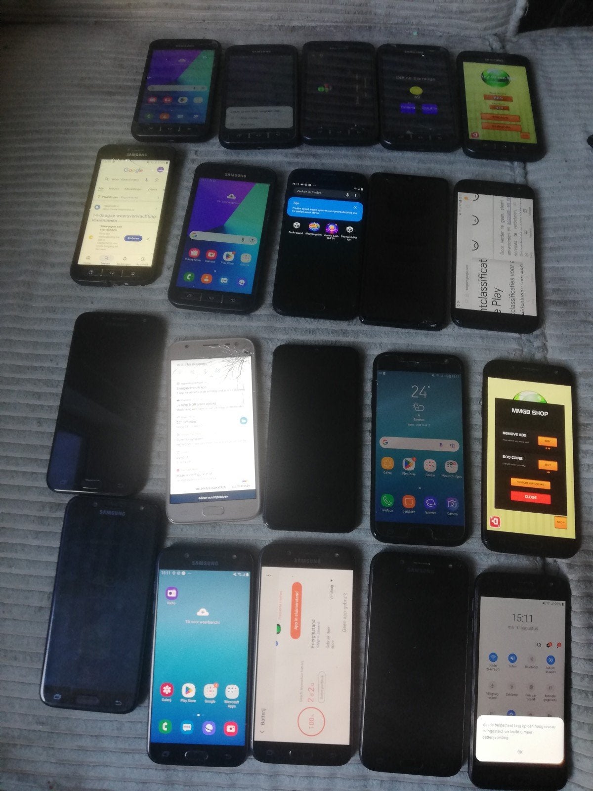 Diverse Samsung telefoons - Werken allemaal nog, Telecommunicatie, Gebruikt, Overige modellen, Zwart, 32 GB