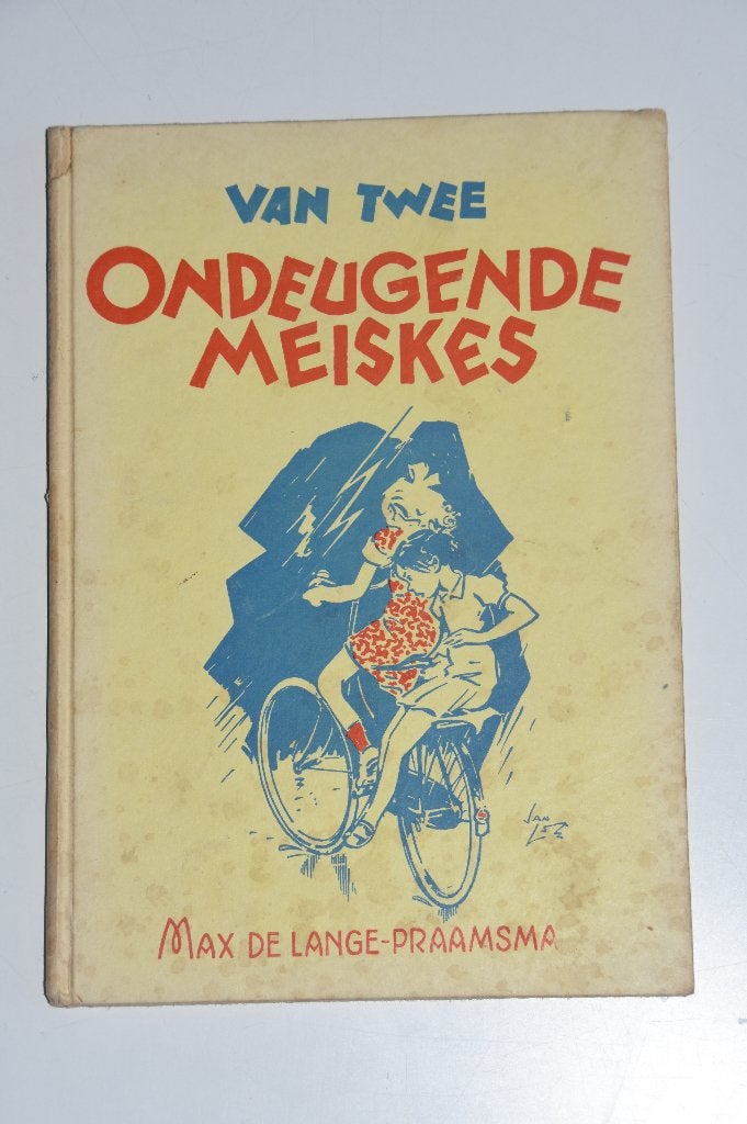 Oud Kinderboek Van Twee Ondeugende Meiskes de Lange, Verzenden