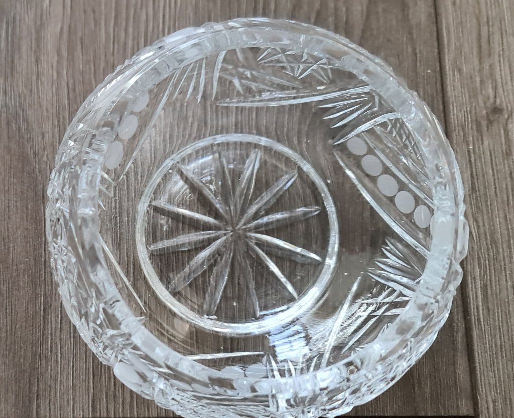 Bonbon schaaltje van echt kristal, Ophalen of Verzenden, Zo goed als nieuw, Kristal, Overige typen