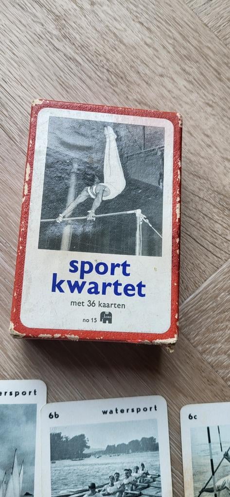 Sport kwartet *oud maar compleet*, Ophalen of Verzenden, Gebruikt, Kwartet(ten)