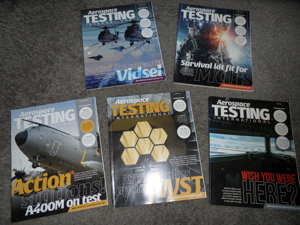 5x Aerospace Testing International, Boeken, Techniek, Ophalen of Verzenden, Zo goed als nieuw, Overige onderwerpen