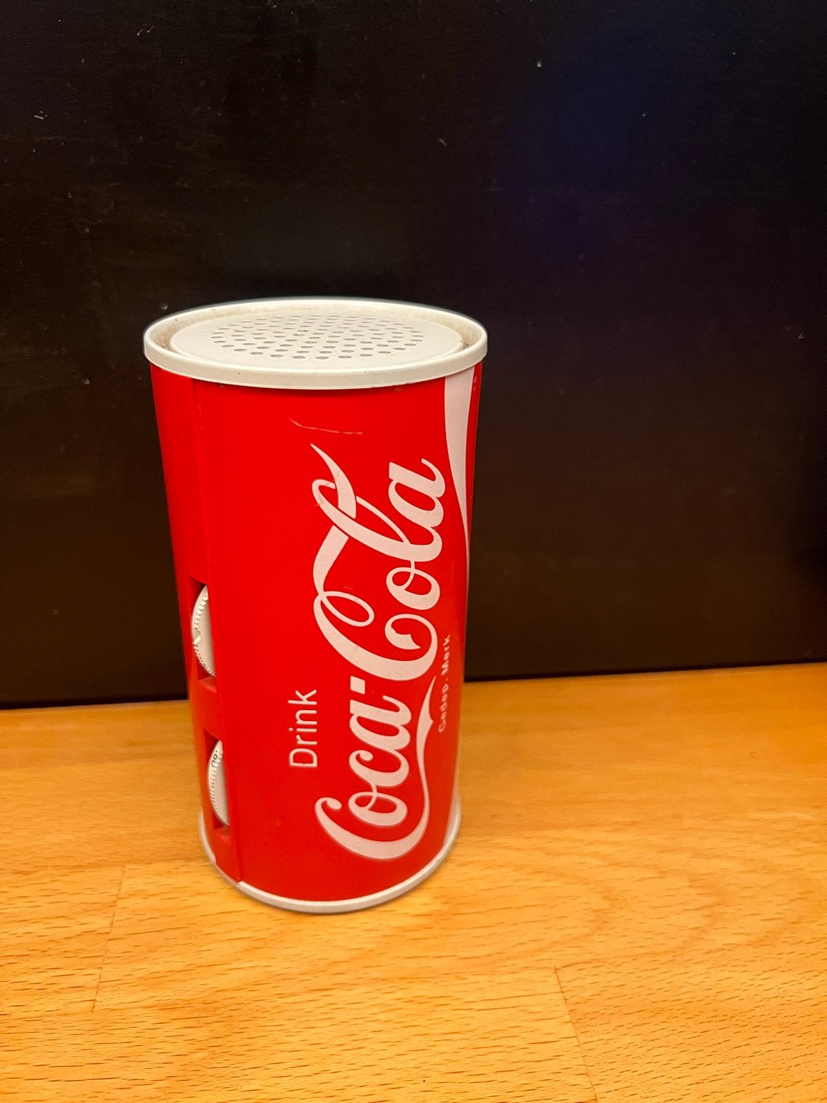 Coca-Cola Blik Speaker - Draagbaar en Uniek Design, Overige merken, Gebruikt, Ophalen of Verzenden, Draagbare speaker
