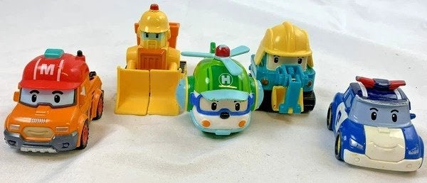 Silverlit Robocar Poli 5 Figuren metaal Set Mark Bucky Helly, Kinderen en Baby's, Coolsingel 104, 3011 AG Rotterdam, Netherlands