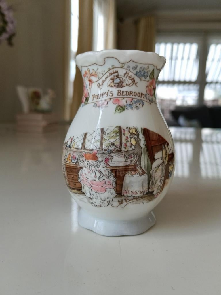 Royal Doulton Brambly Hedge Poppy's Bedroom vaasje, Antiek en Kunst, Ophalen of Verzenden