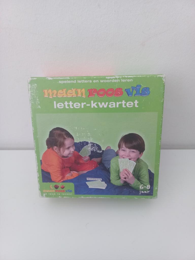 Maan roos vis letterkwartet - zwijsen thuis, Kinderen en Baby's, Speelgoed | Educatief en Creatief, Ophalen of Verzenden, Gebruikt