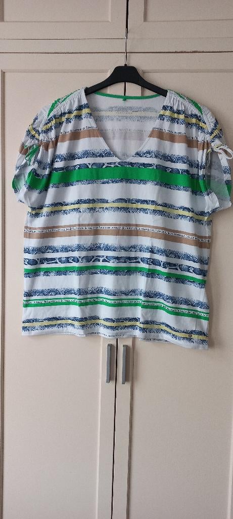 Gerry Weber top/shirt meerkleurig maat 46 zgan, Kleding | Dames, Grote Maten, Overige kleuren, Zo goed als nieuw, Gerry weber