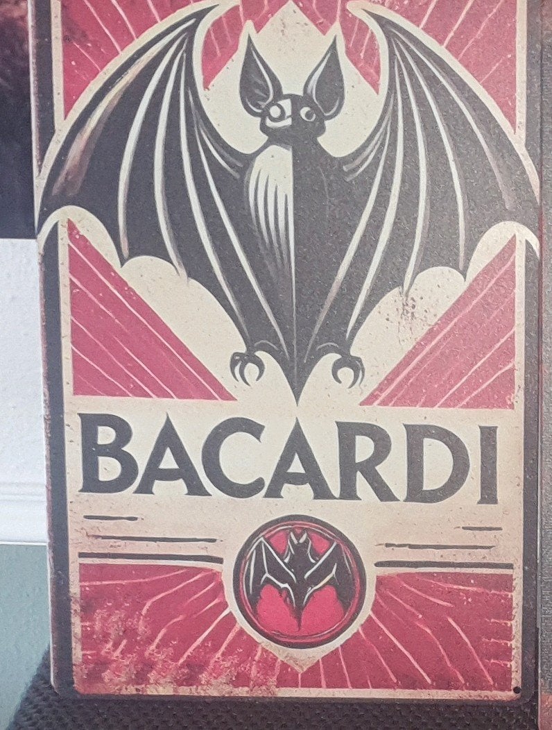 wandbord Bacardi, Ophalen of Verzenden, Nieuw, Reclamebord