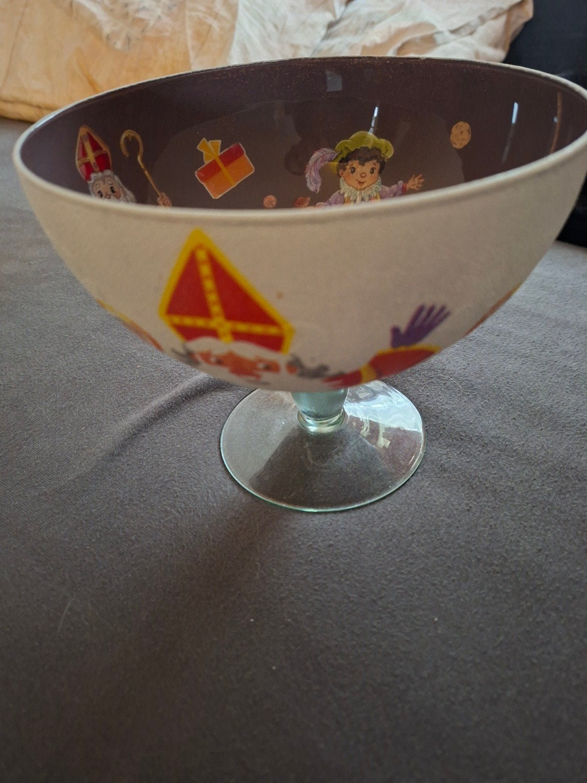 decoupage, sinterklaas, snoeppot, Diversen, Ophalen of Verzenden, Nieuw