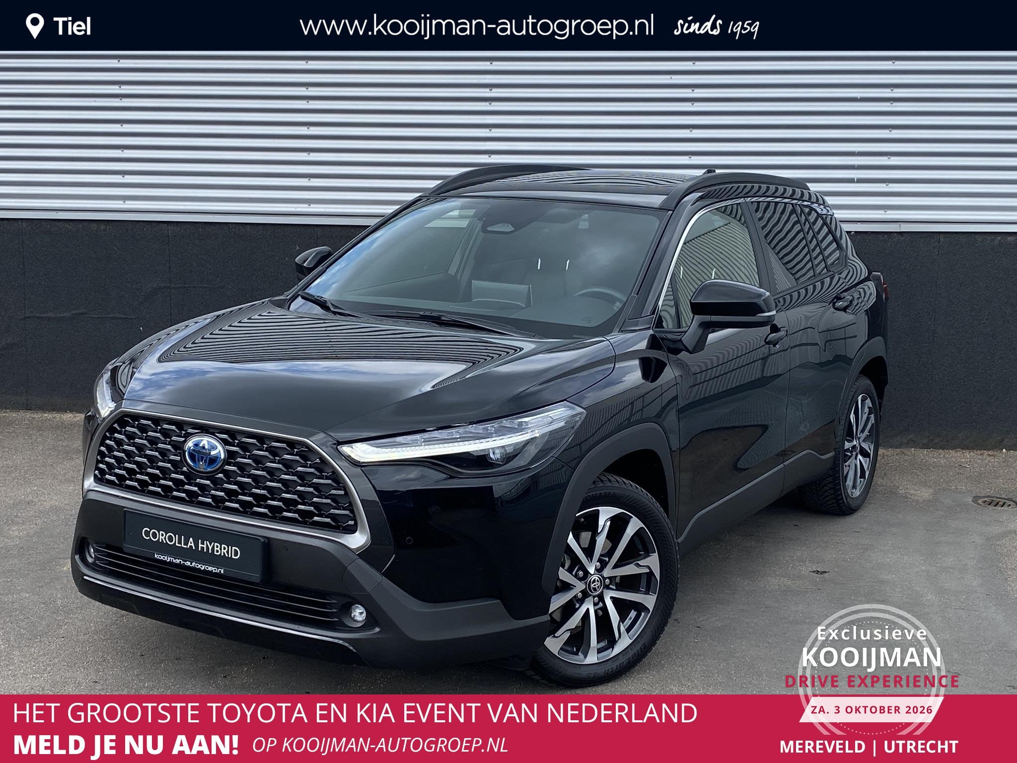 Toyota Corolla Cross Hybrid 200 Style Panoramadak, stoelverw, Auto's, Dealer onderhouden, 196 pk, Gebruikt, 4 cilinders