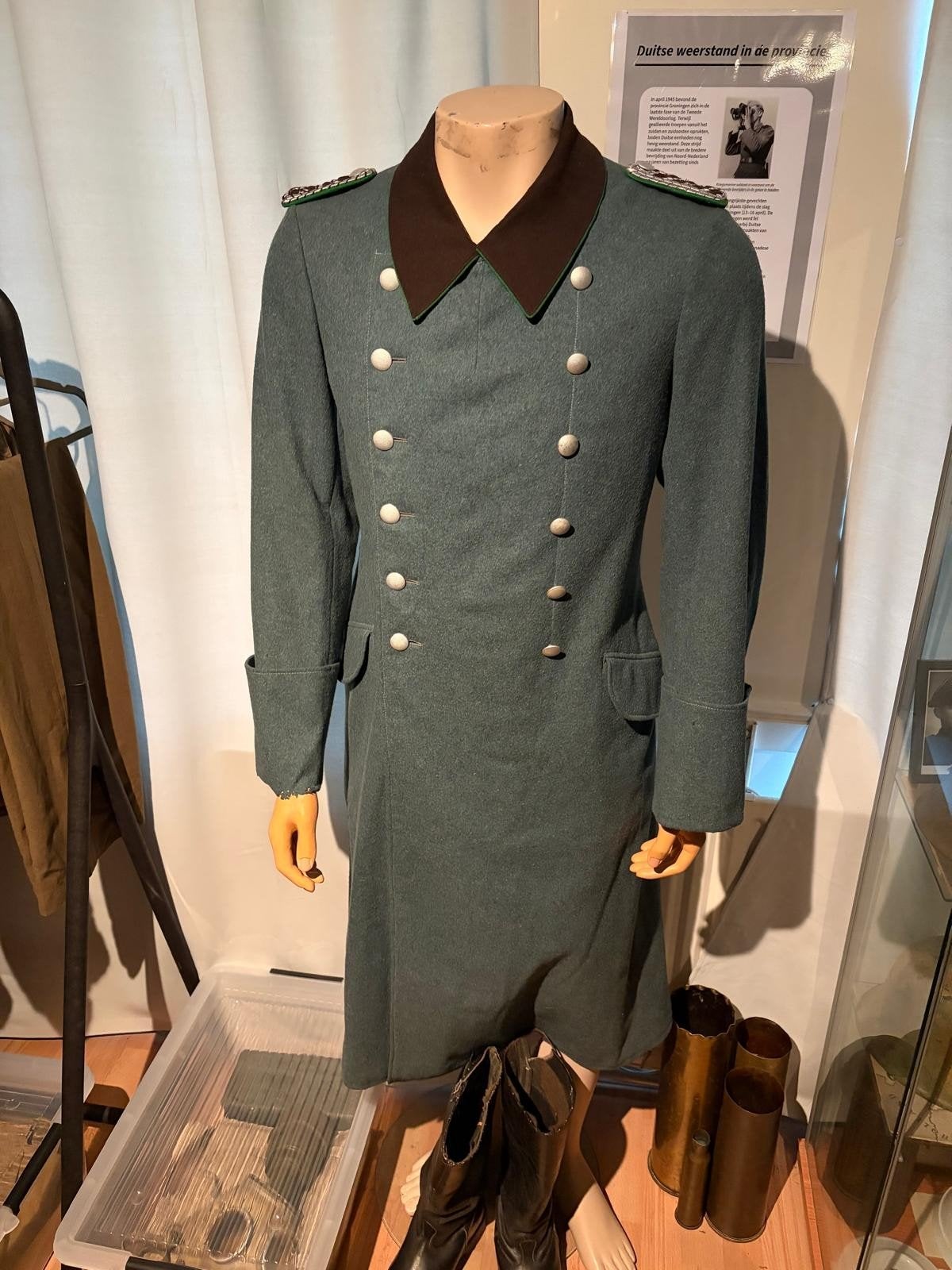 Originele Duitse Polizei overjas - Gedateerd 1942, Ophalen of Verzenden, Duitsland, Kleding of Schoenen