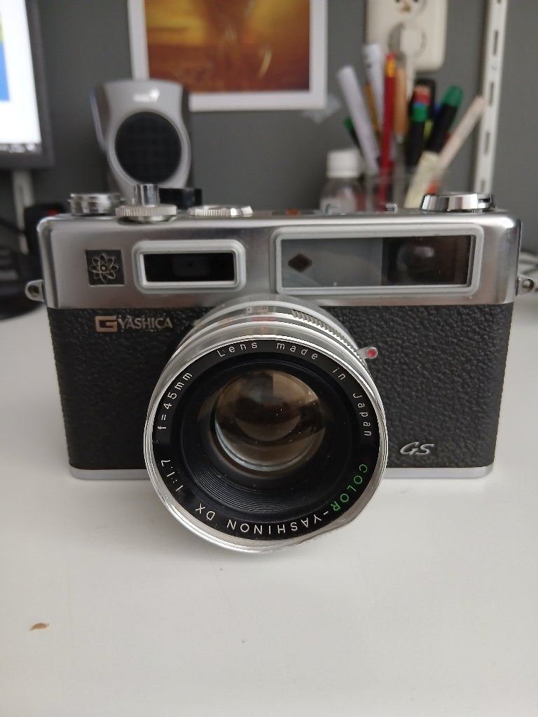 Yashica Electro 35 GSN Analoge Camera, Audio, Tv en Foto, Fotocamera's Analoog, Ophalen, Compact, Overige Merken
