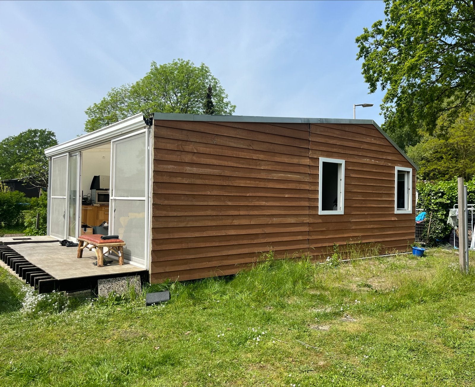 13-6 BEZICHTIGING - Chalet Kruiningergors 3 slp kamers 50m2, Recreatiepark, Aan zee, Eigenaar, Zuid-Holland