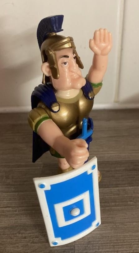 Toycloud Blauwe Romeinse Centurion, Ophalen of Verzenden, Asterix en Obelix, Gebruikt, Beeldje of Figuurtje