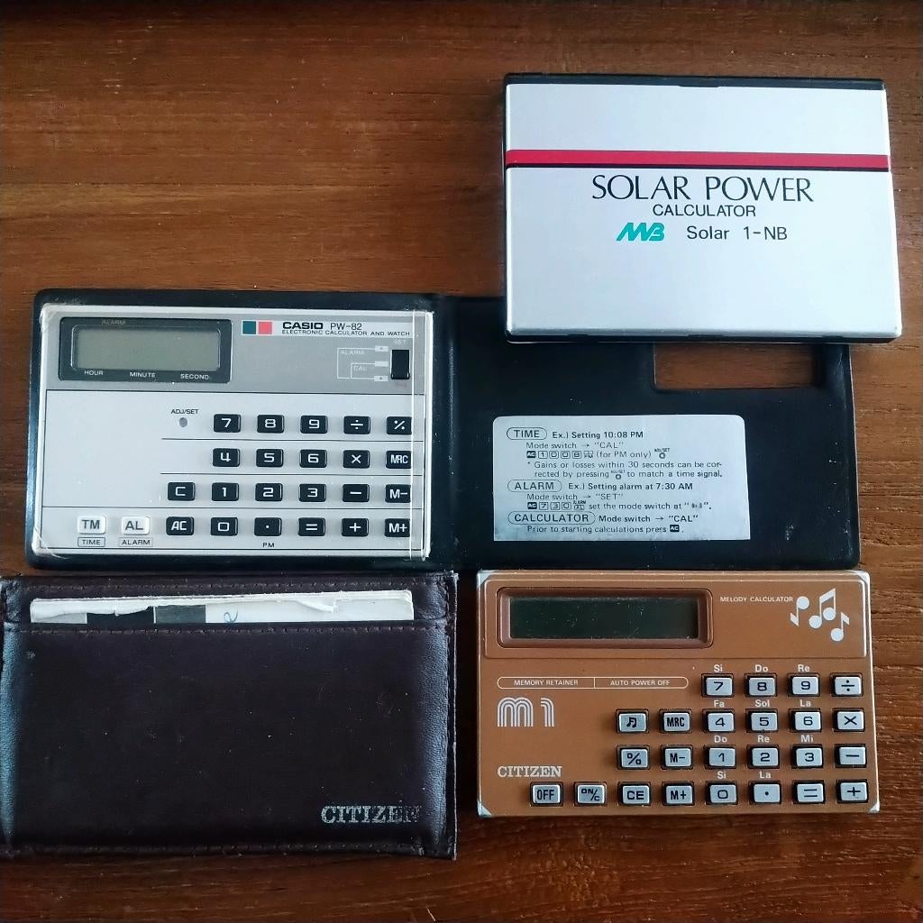 vintage calculator, Diversen, Rekenmachines, Ophalen of Verzenden, Gebruikt
