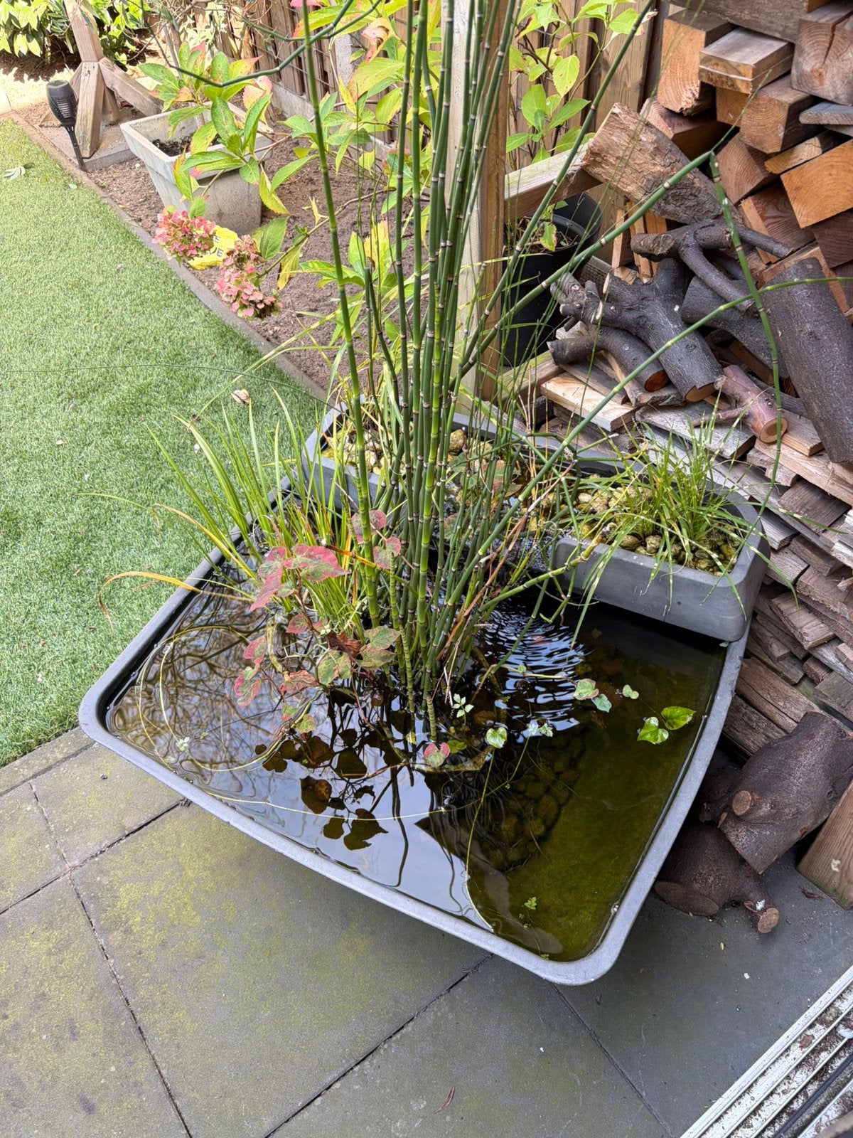 Vijvertje 75x75, Tuin en Terras, Ophalen, Gebruikt
