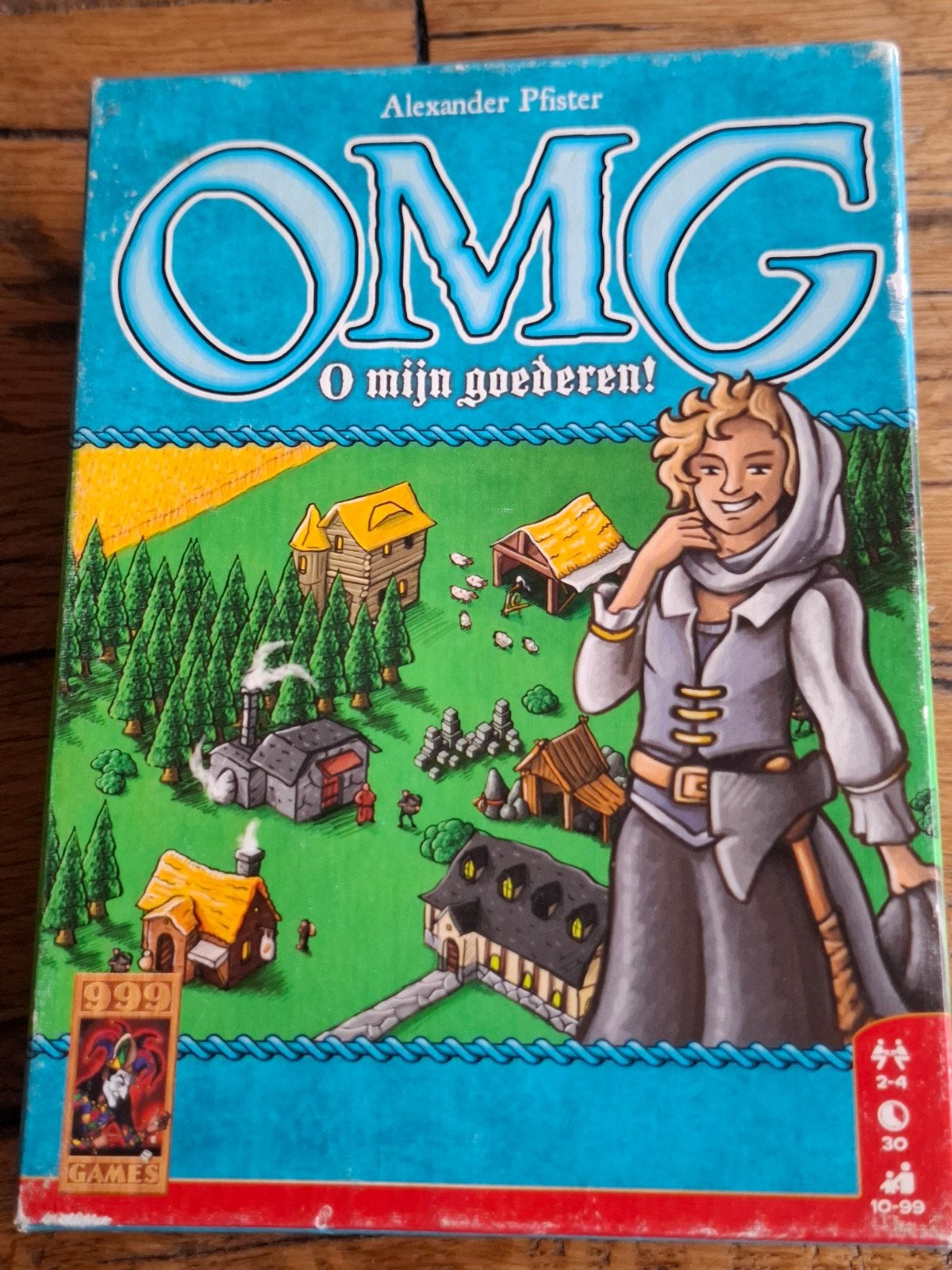OMG - O mijn goederen (spel), Drie of vier spelers, Ophalen, Gebruikt, 999 Games