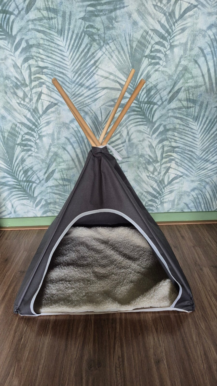 Katten tipi kattenhuis (mand/tent/speeltent), Ophalen, Zo goed als nieuw