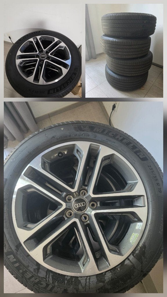 Originele Audi Q5 19 inch wheels Michelin - nieuw/af fabriek, Auto-onderdelen, Banden en Velgen, Banden en Velgen, Nieuw, 235 mm