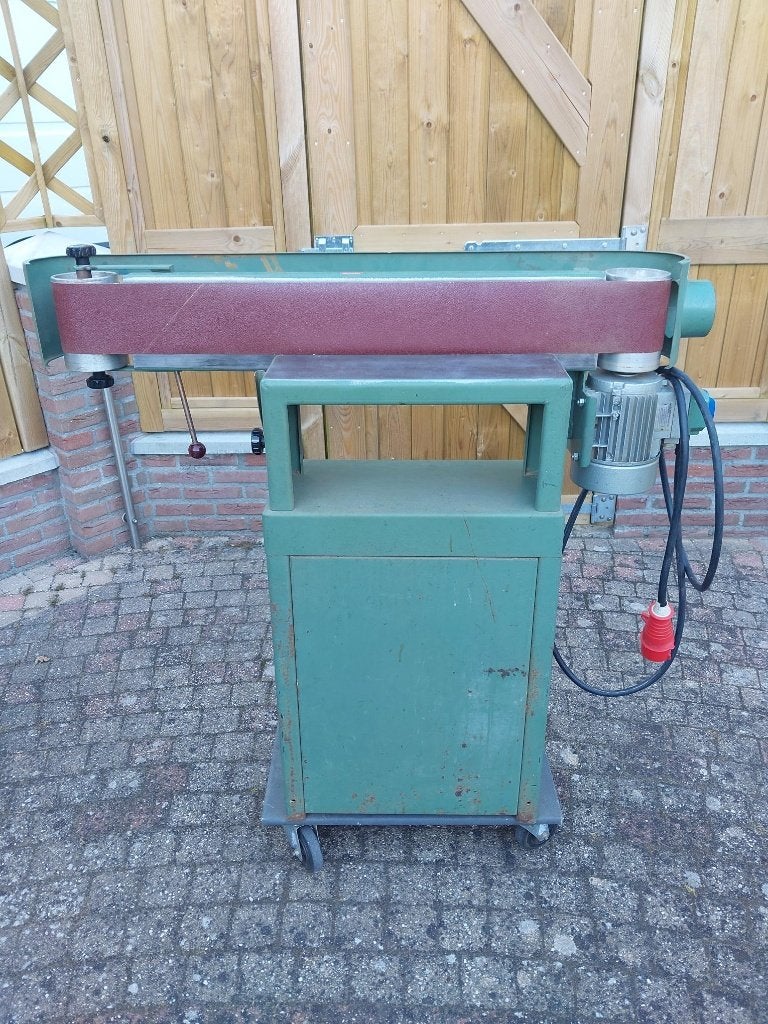 Bandschuurmachine stationair, Doe-het-zelf en Verbouw, Gereedschap | Schuurmachines, Ophalen, Gebruikt, 600 tot 1200 watt, Bandschuurmachine