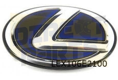 Lexus embleem logo ''Lexus'' (versie Hybrid) achterzijde Ori