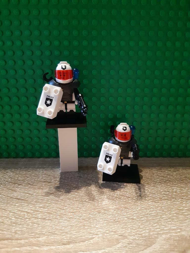 Lego minifig series 21 space police guy, Ophalen, Overige thema's, Lego, Zo goed als nieuw