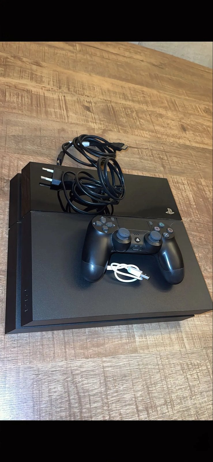 PlayStation 4 500GB met controller, kabels en oplader, 500 GB, Ophalen of Verzenden, Zo goed als nieuw, Met 1 controller