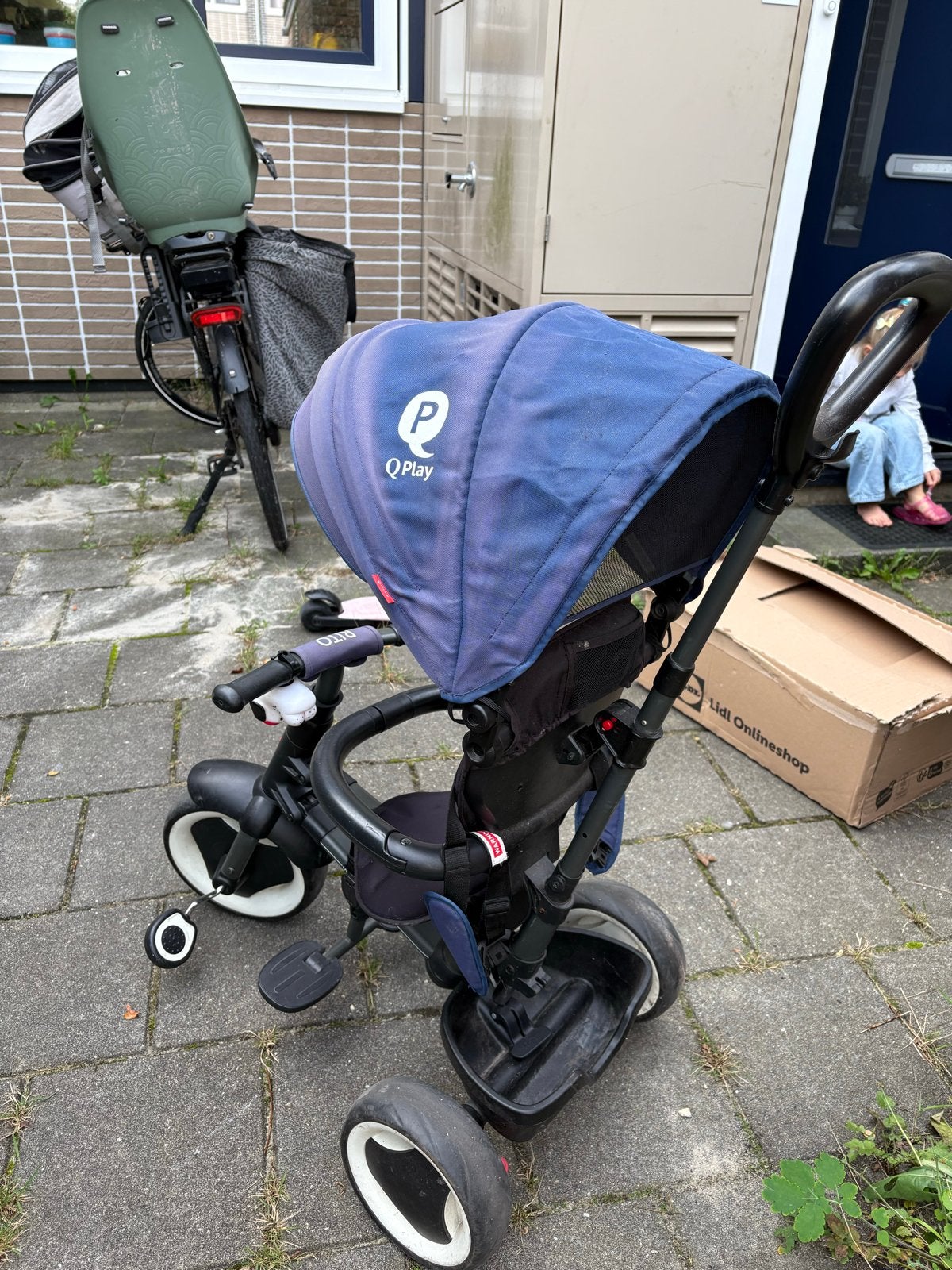 Q Play Rito opvouwbare driewieler/loopfiets, Fietsen en Brommers, Ophalen, Gebruikt, Minder dan 16 inch