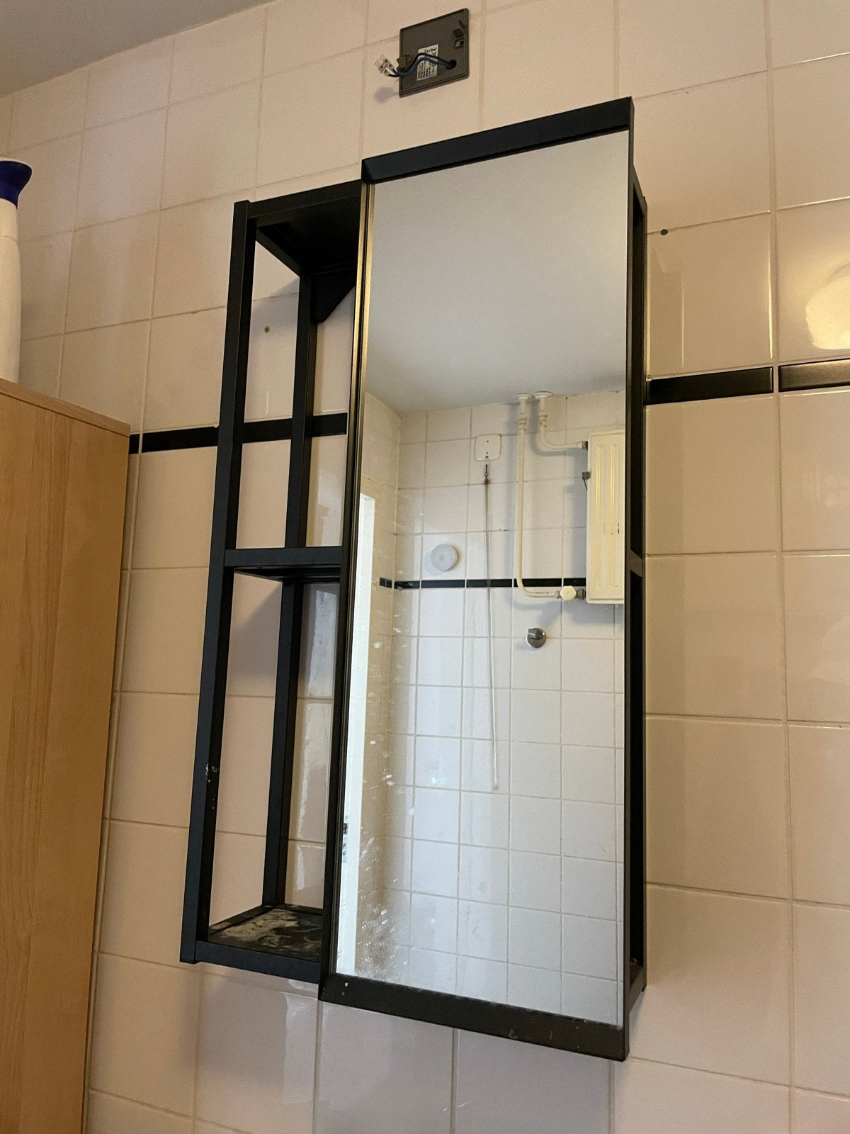 IKEA Enhet Badkamer Spiegelkast, Ophalen, 100 tot 150 cm, 50 tot 100 cm, 25 tot 50 cm