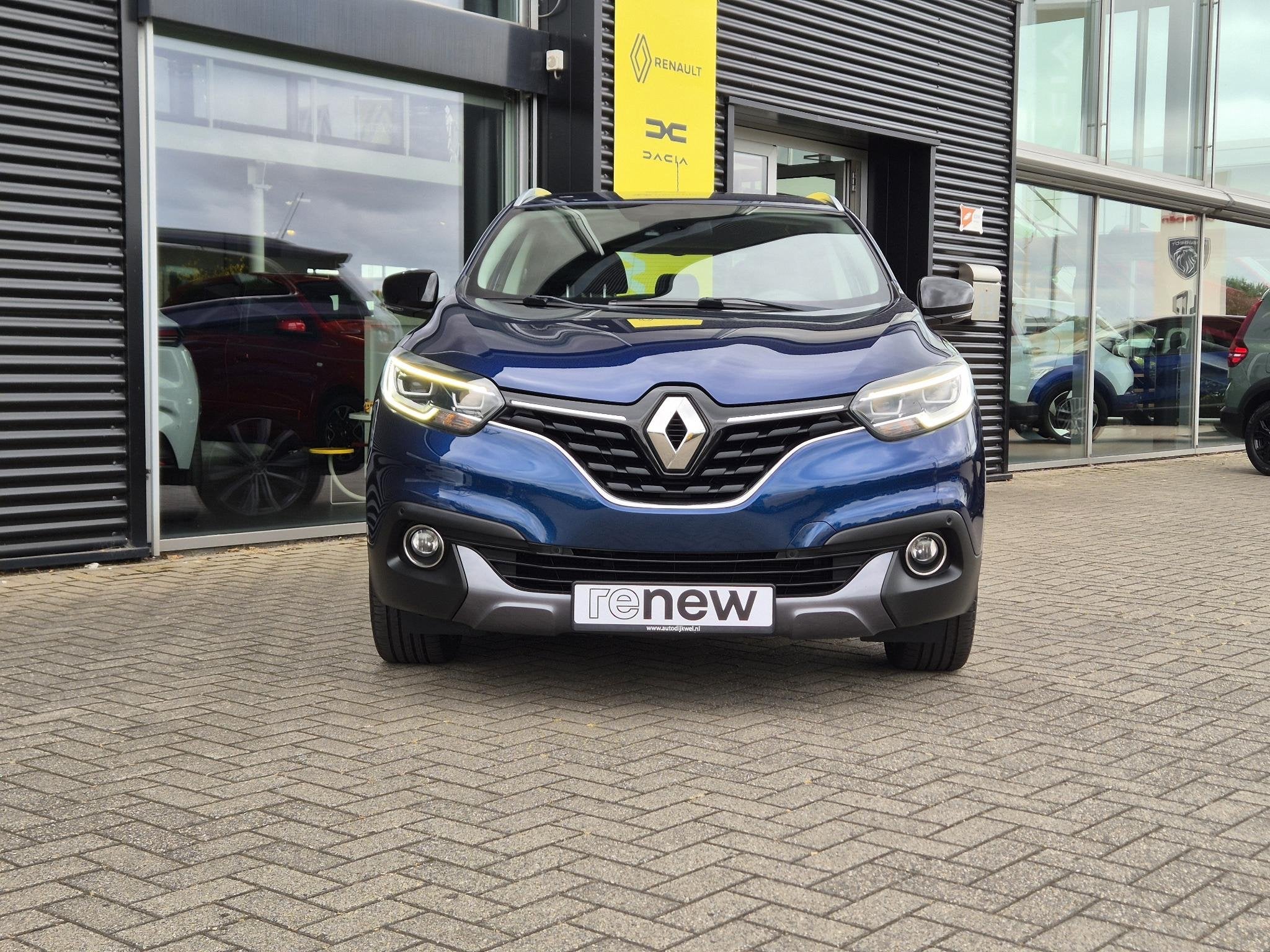 Renault Kadjar TCe 130 Bose Camera + P-sensoren, Dode hoek b, Auto's, Voorwielaandrijving, Gebruikt, 4 cilinders, Blauw