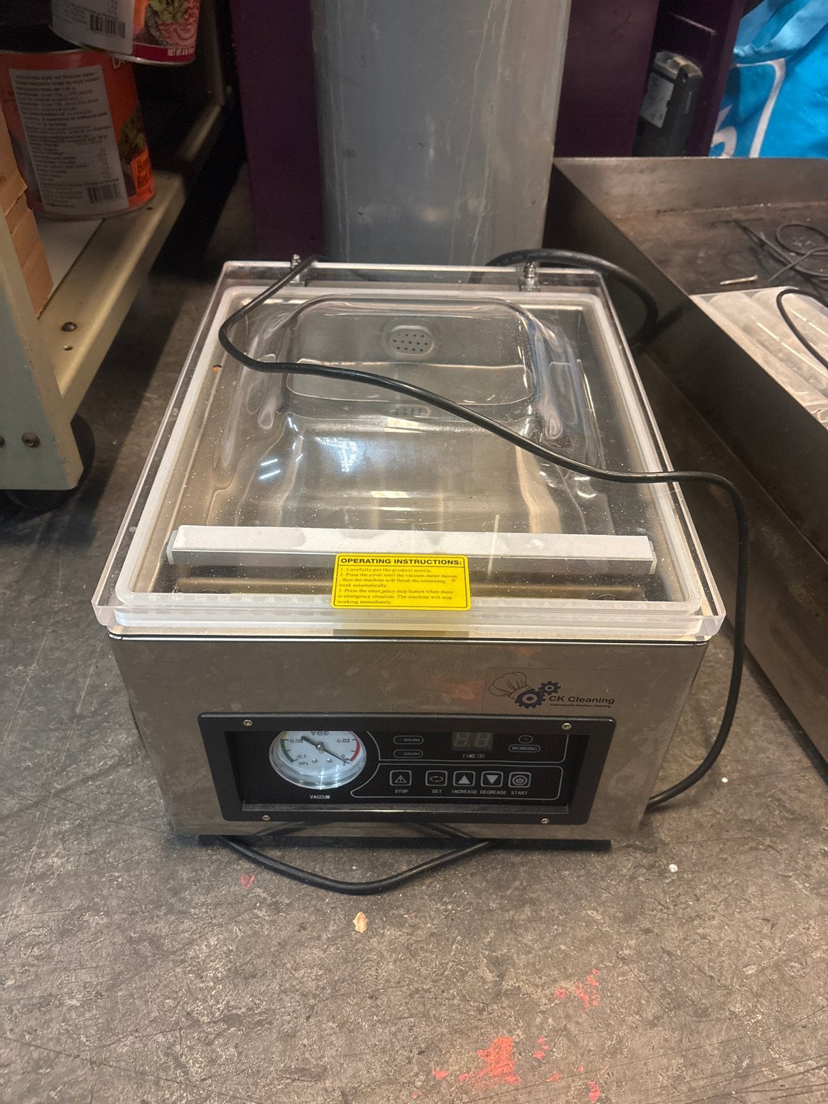 CK Cleaning DZ-260C Vacuümmachine - Werkt perfect, Ophalen, Gebruikt