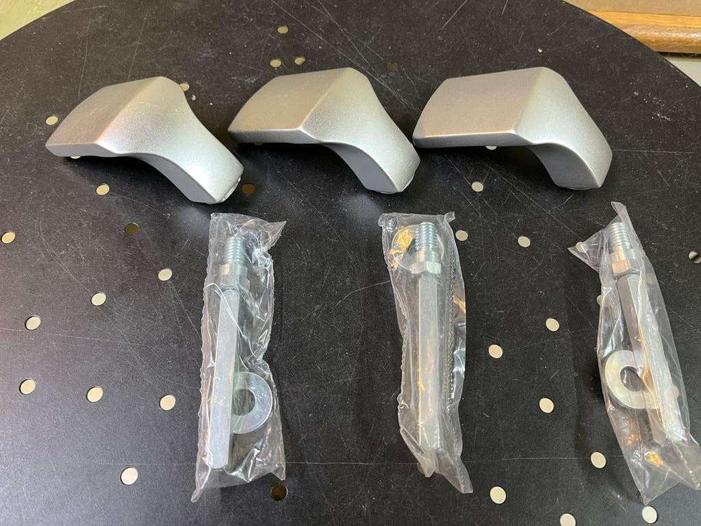 3x Ami Vaste Knopgreep 144 M10 F1 NIEUW  € 14.95, Zilver, Overige typen, Nieuw, Overige merken