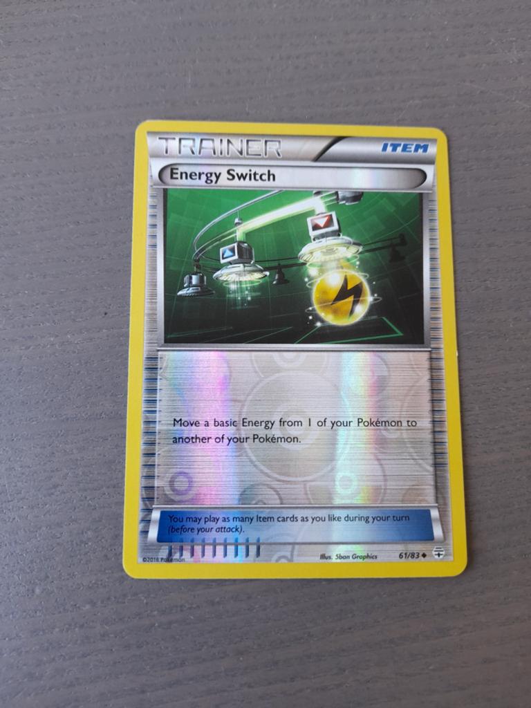 Generations 61/83 energy switch reverse, Ophalen of Verzenden, Gebruikt, Losse kaart, Foil