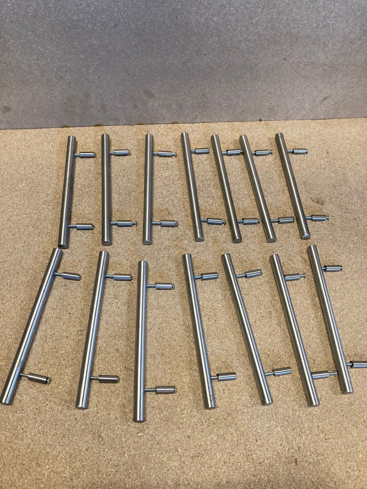 Mooie lansa keukenkast handvaten 14 stuks, Ophalen of Verzenden, Gebruikt