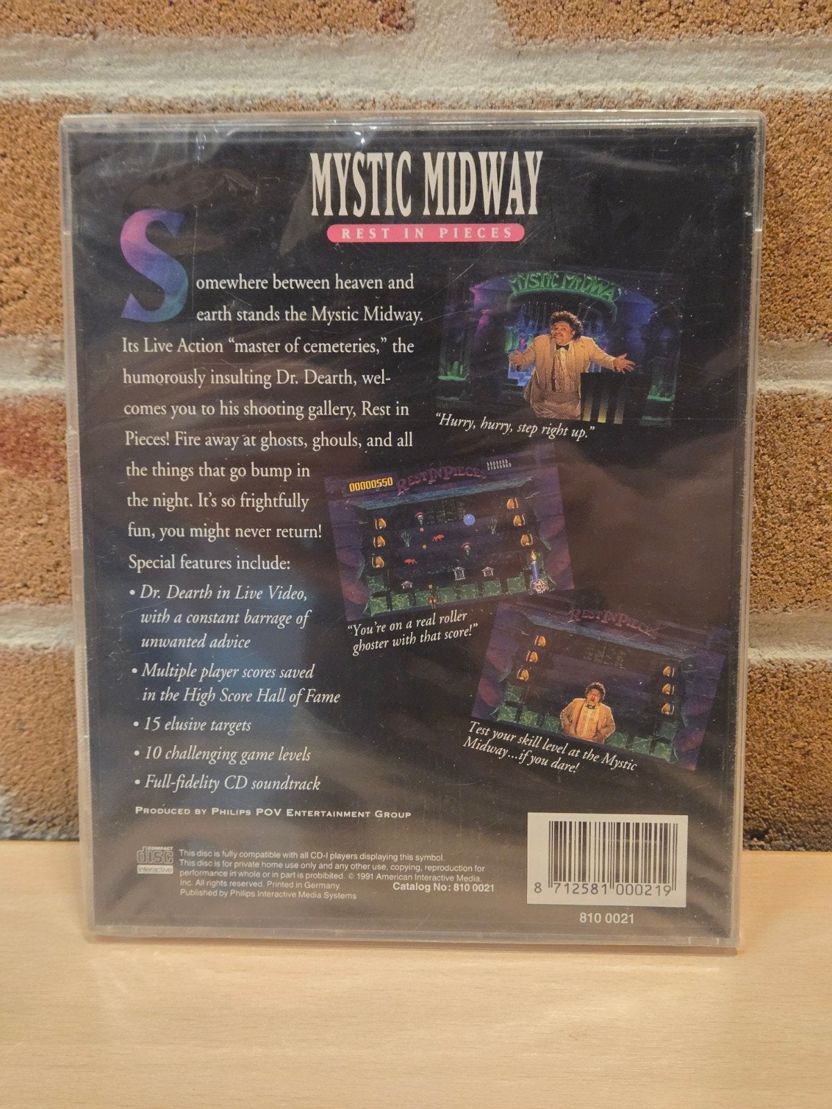 Mystic Midway Rest In Pieces - Philips CD-i - Nieuw, Shooter, Amsterdam, 1 speler, Nieuw
