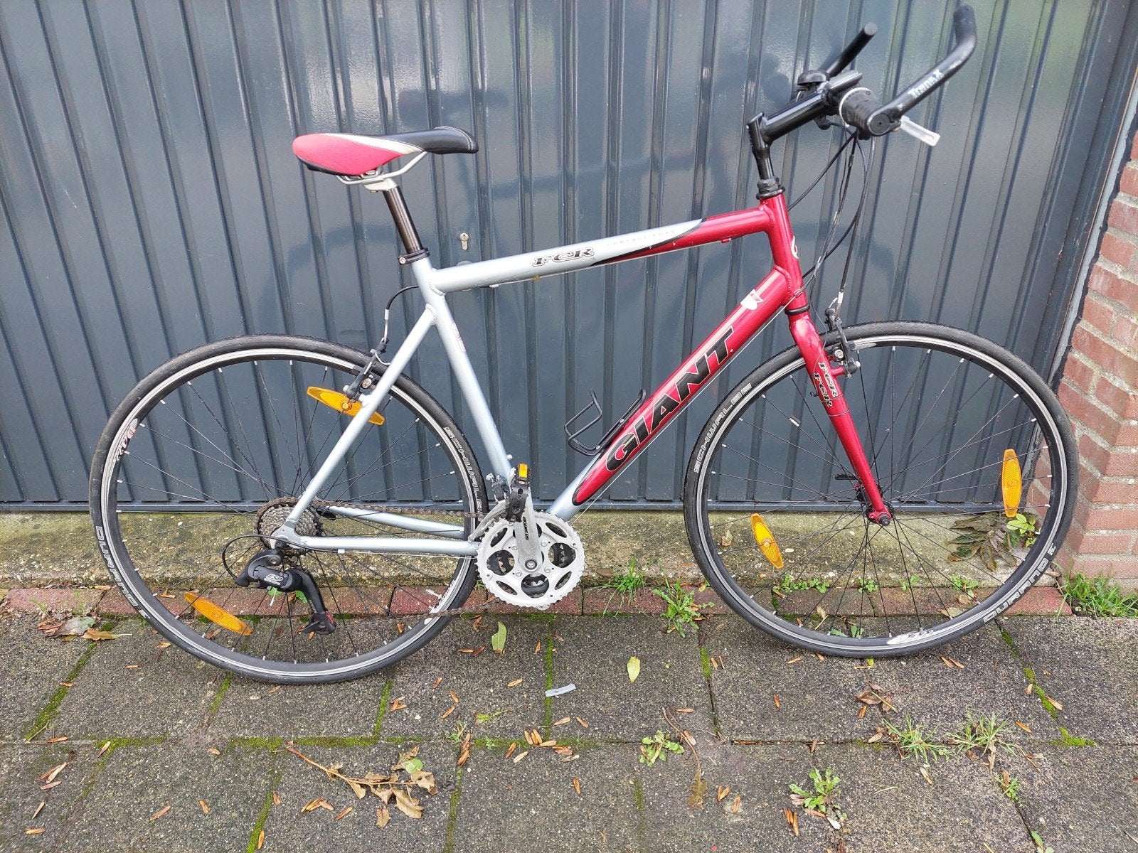 sportieve herenfiets giant freerider 21 vers 
21 versnelling, Ophalen, 28 inch, Velgrem, Aluminium