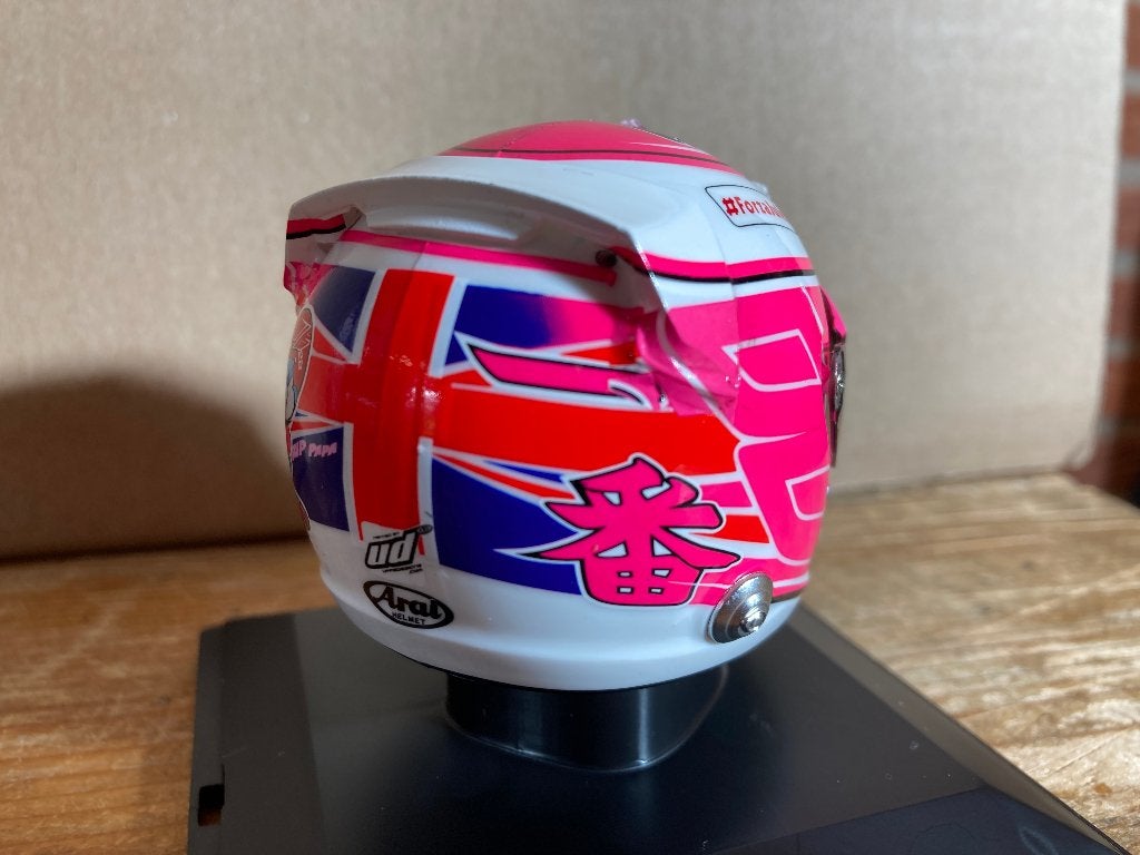 Jenson Button 1:5 2014 helm Mclaren F1 1/5 Jules Bianchi, Verzamelen, Ophalen of Verzenden, Nieuw, Formule 1